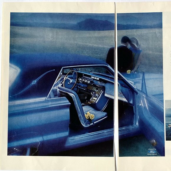 Office | Vintage 1965 Ford Thunderbird Original 2page Magazine Classic ...